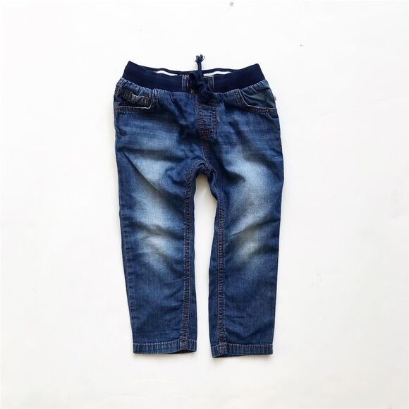 Mayoral soft denim pull up jeans EUC 24 months - Picture 1 of 3